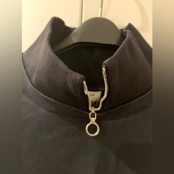 Acne Studios zippered black sweatshirt - Picture 3 of 5